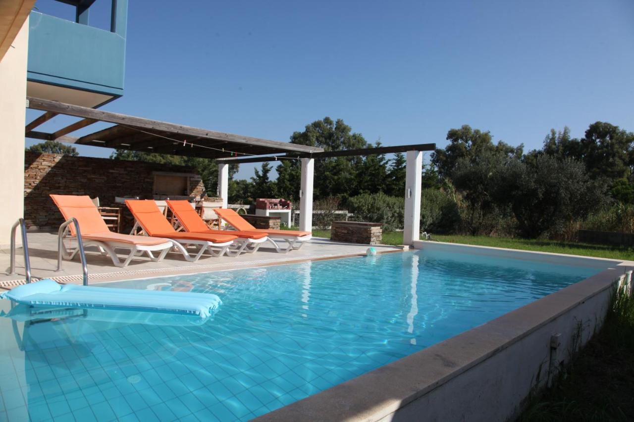 Afroditi-Villa-3, Private Pool, Sea And Golf Afantou Bagian luar foto