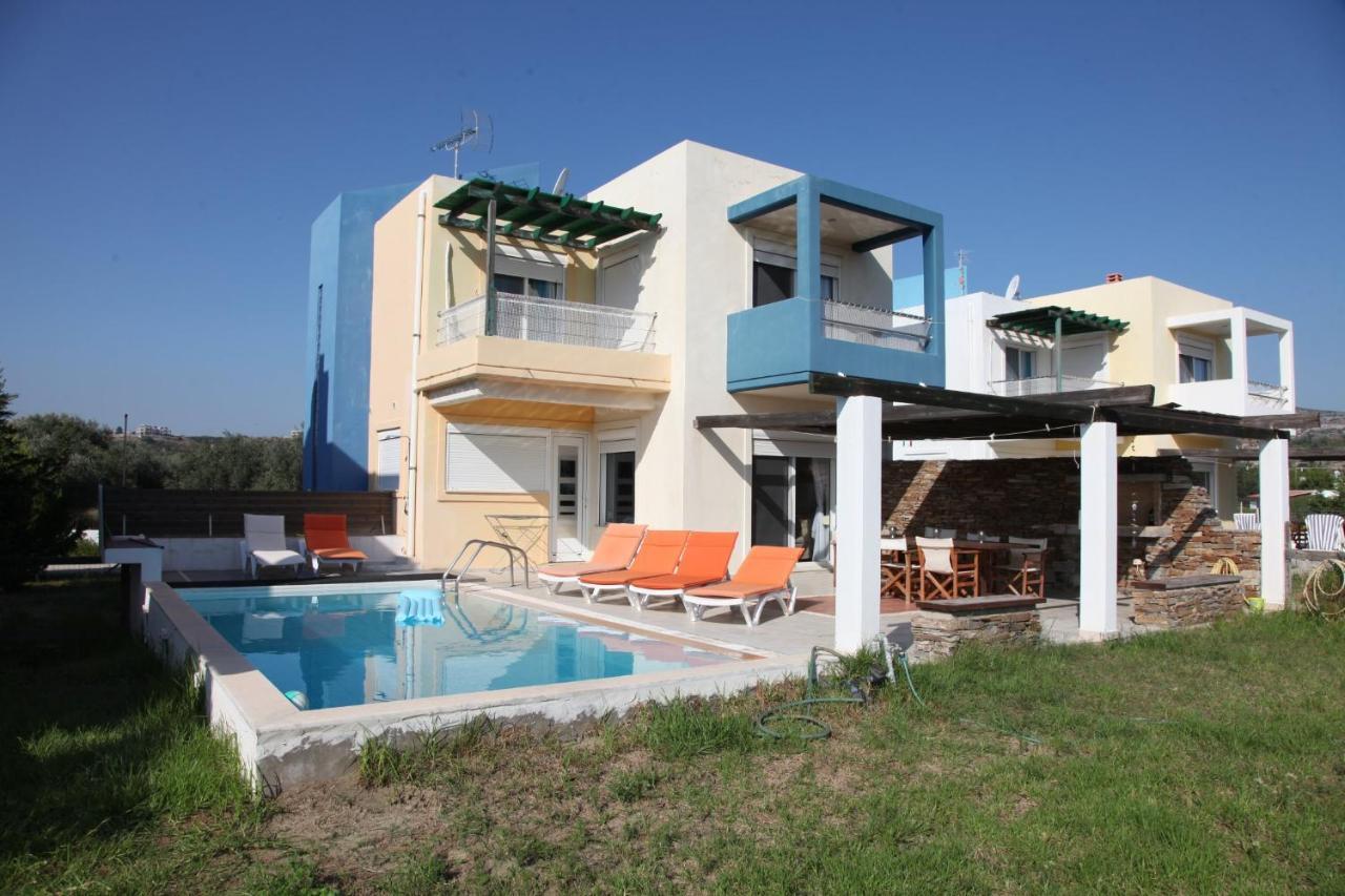 Afroditi-Villa-3, Private Pool, Sea And Golf Afantou Bagian luar foto