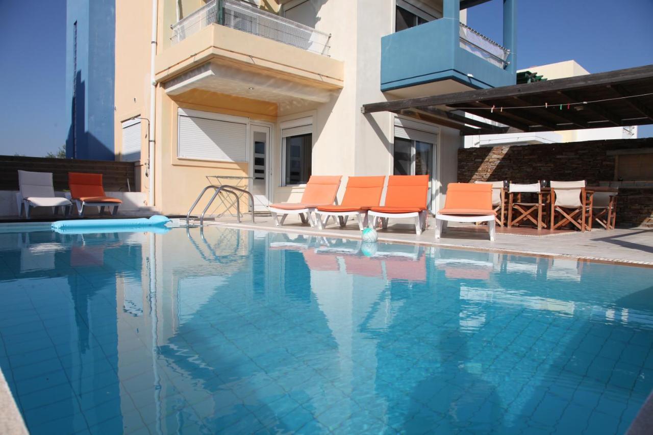 Afroditi-Villa-3, Private Pool, Sea And Golf Afantou Bagian luar foto